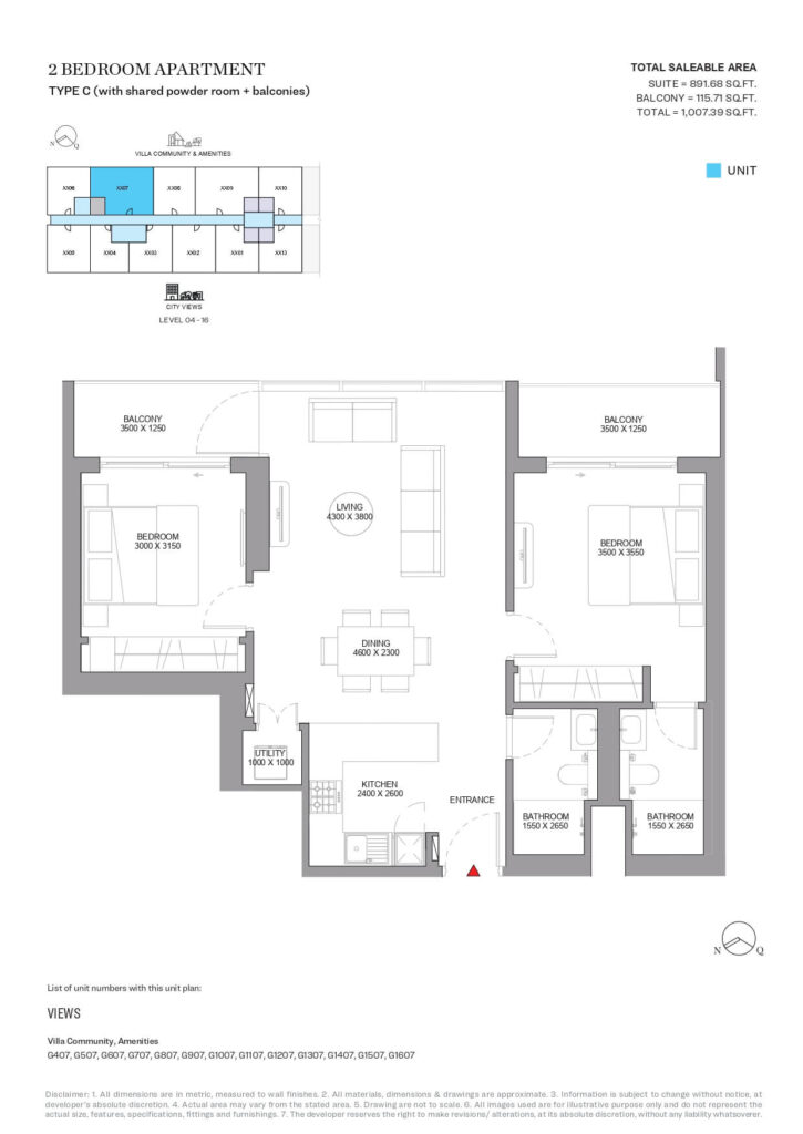 Sobha Orbis Floor Plan10