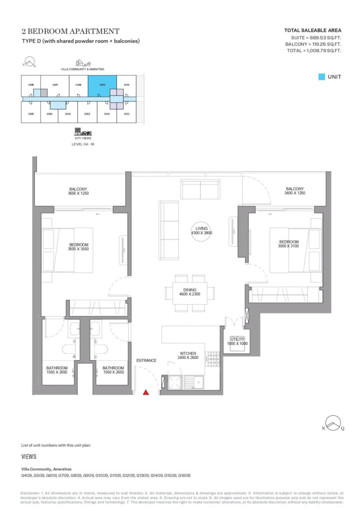 Sobha Orbis Floor Plan11