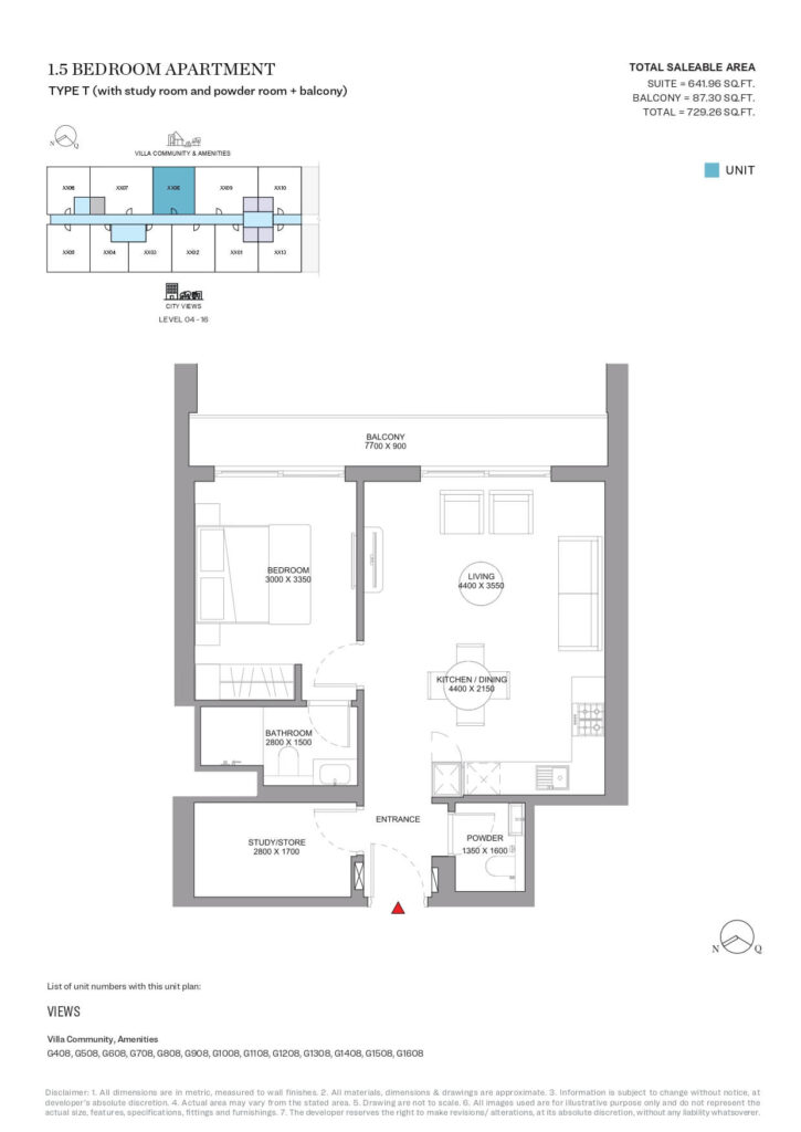 Sobha Orbis Floor Plan9